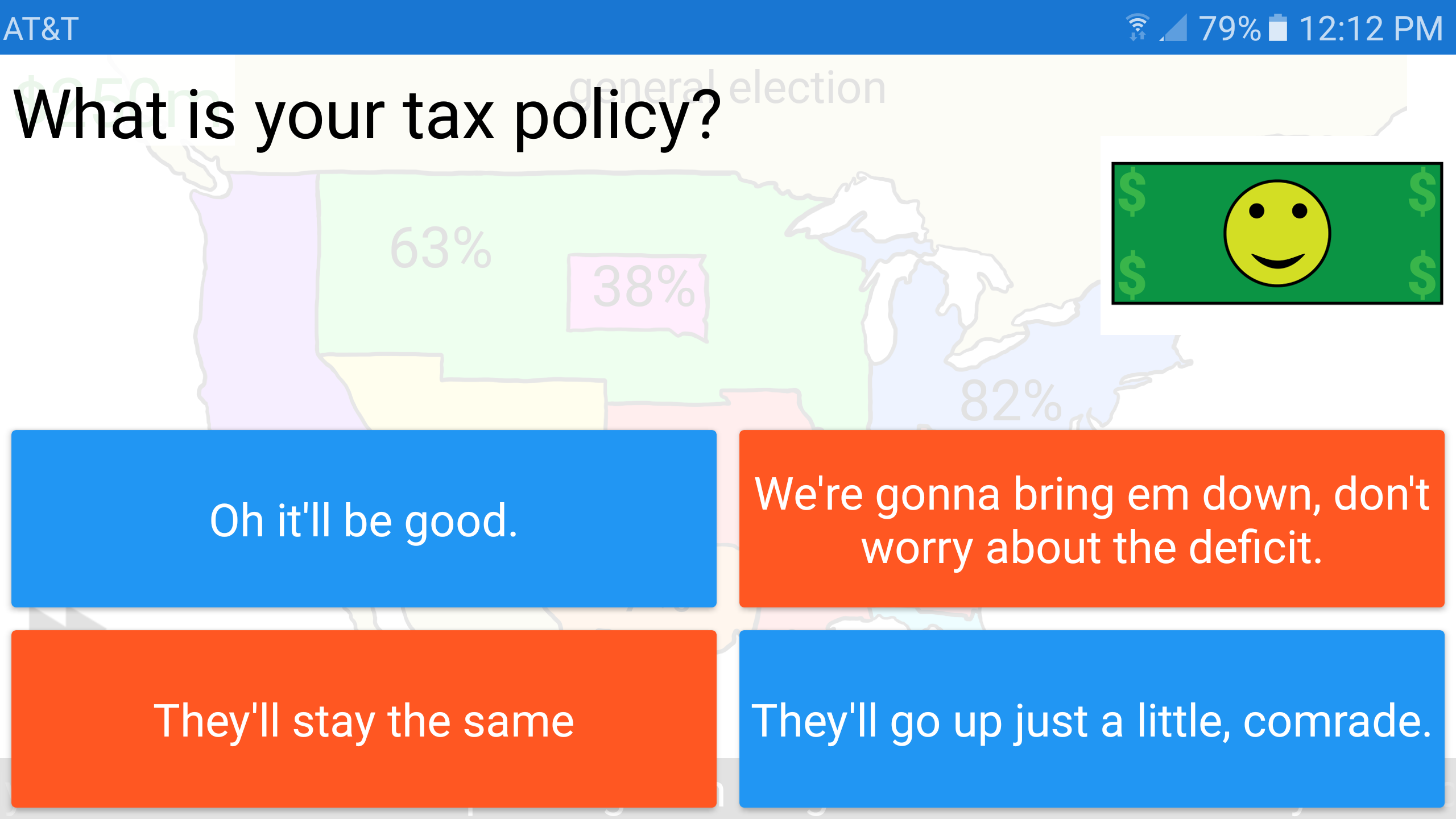 election simulator 2016 example question